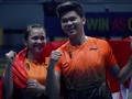 FOTO: Badminton Indonesia Penuhi Target Emas di SEA Games