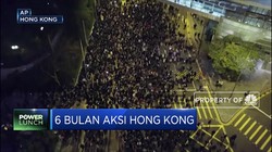 Peringatan 6 Bulan Aksi Hong Kong Libatkan Ratusan Ribu Massa