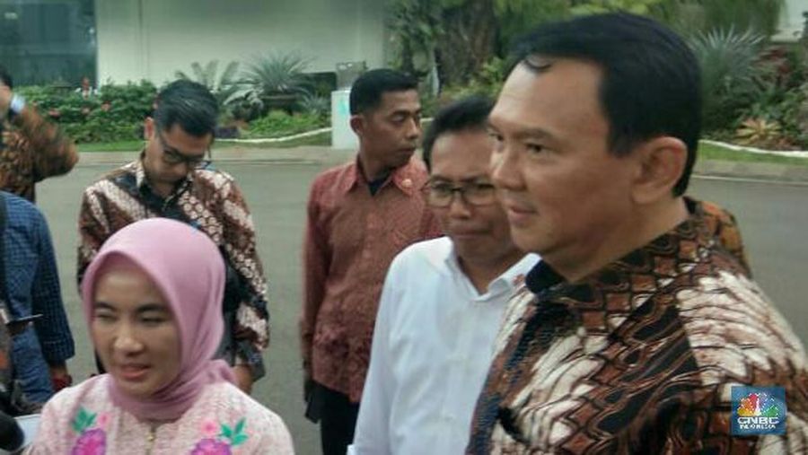 Basuki Tjahaja Purnama  (Ahok) (CNBC Indonesia/Muhammad Choirul Anwar)