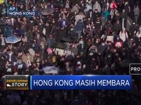 Unjuk Rasa Hong Kong Kembali Membesar