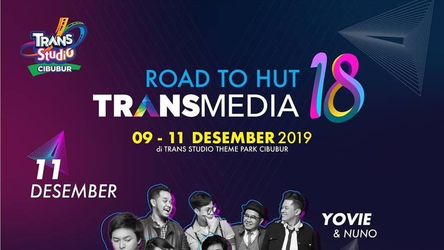 Persiapan HUT Transmedia, Trans Studio Cibubur besok akan diramaikan oleh band kenamaan seperti Yovie Nuno & Kahitna 