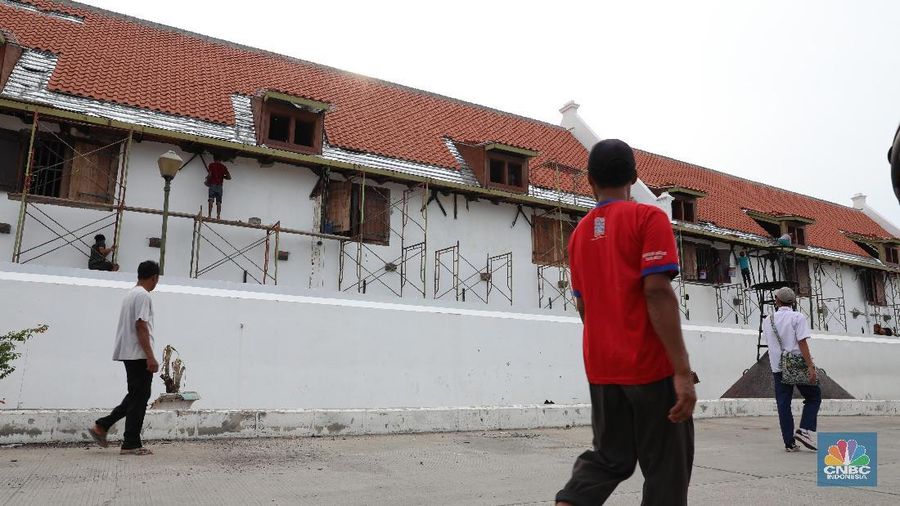 Proyek renovasi yang sudah dilakukan selama enam bulan itu kini telah mencapai 80 persen.