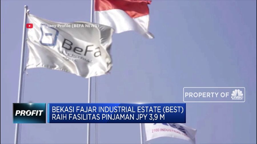 Bekasi Fajar Industrial Raih Pinjaman JPY 3,9 M (CNBC Indonesia TV)