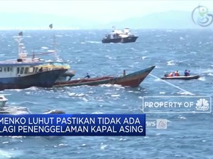 Yah, Luhut Hentikan Penenggelaman Kapal Pencuri Ikan
