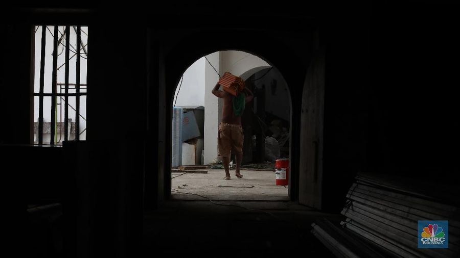 Proyek renovasi yang sudah dilakukan selama enam bulan itu kini telah mencapai 80 persen.