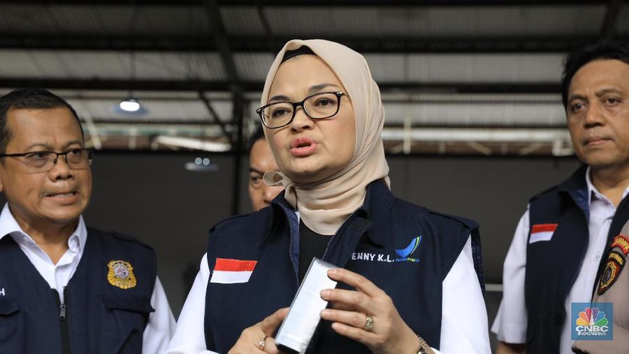 Kepala BADAN POM RI Penny K.Lukita (CNBC Indonesia/Muhammad Sabki)