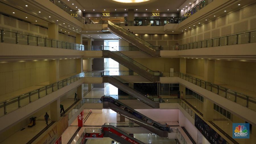 Mal Grand Paragon yang sepi (CNCB Indonesia/ Tri Susilo)