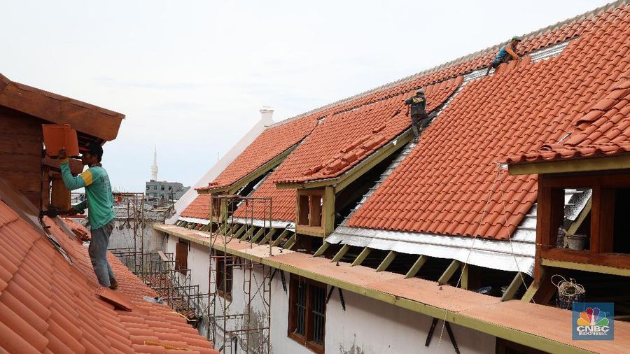 Proyek renovasi yang sudah dilakukan selama enam bulan itu kini telah mencapai 80 persen.