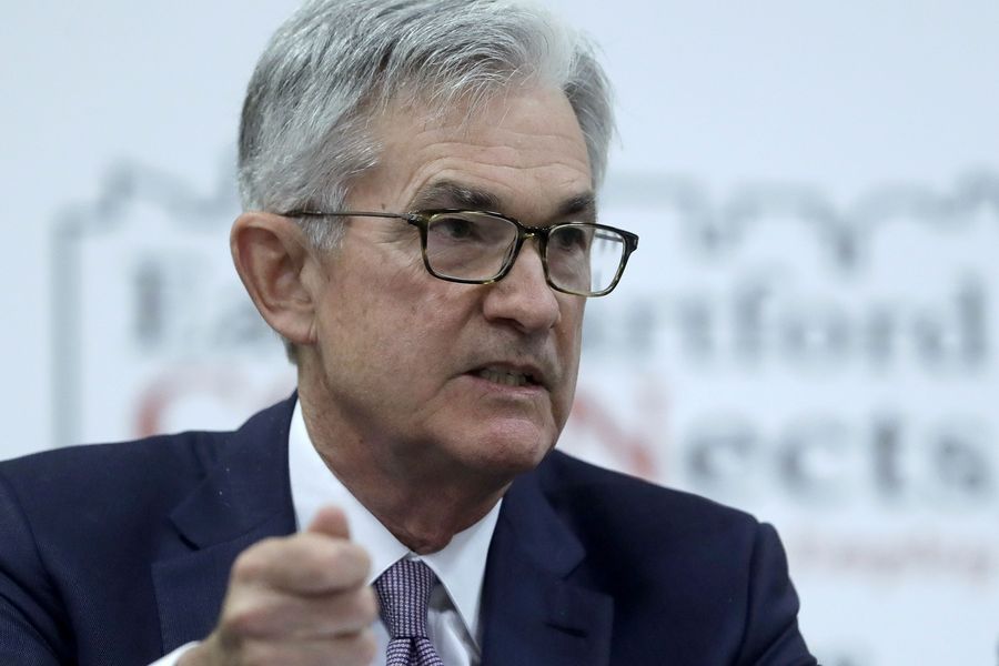 Gubernur bank sentral Amerika Serikat (AS) Federal Reserve, Jerome Powell (AP Photo/Steven Senne)