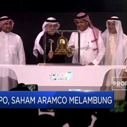 IPO, Saham Aramco Langsung Melambung 10%