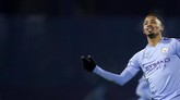 Gabriel Jesus mencetak tiga gol ketika Manchester City menang 4-1 melawan tuan rumah Dinamo Zagreb di Stadion Maksimir. Dengan usia 22 tahun 252 hari, Jesus merupakan pemain termuda asal Brasil yang bisa mencetak 10 gol di Liga Champions melewati rekor Neymar. (AP Photo/Darko Bandic)
