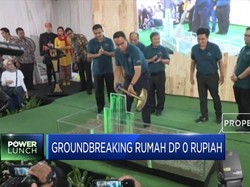 Anies Groundbreaking Rumah DP 0 Rupiah di Cilangkap