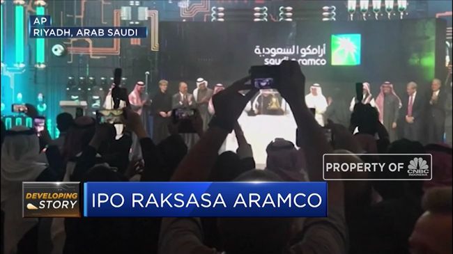 Mantap Baru Ipo Saham Aramco Langsung Melesat