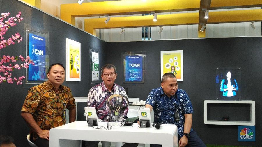 Virtual Assistant Bank Bukopin (CNBC Indonesia/Yuni Astutik)