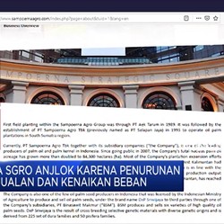 9M-2019, Laba Sampoerna Agro Anjlok 90,2%