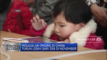 Duh! Penjualan iPhone di China Turun Lebih dari 35%
