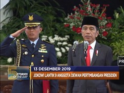 Jokowi Lantik 9 Anggota DPP Hingga Pemilu Inggris