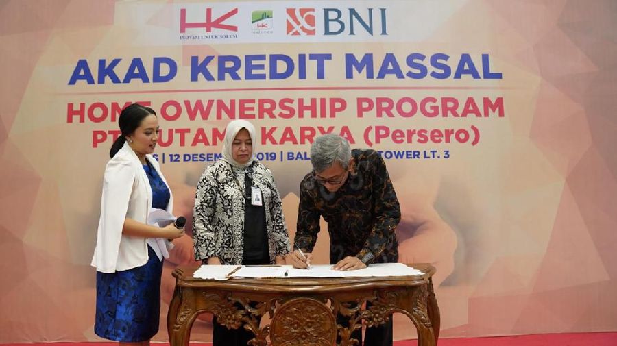 PT Hutama Karya memfasilitasi karyawannya untuk dapat memiliki hunian sendiri melalui Program Pembiayaan kepemilikan Hunian bertajuk Home Ownership Program.