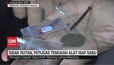 VIDEO: Sidak Rutan, Petugas Temukan Alat Isap Sabu