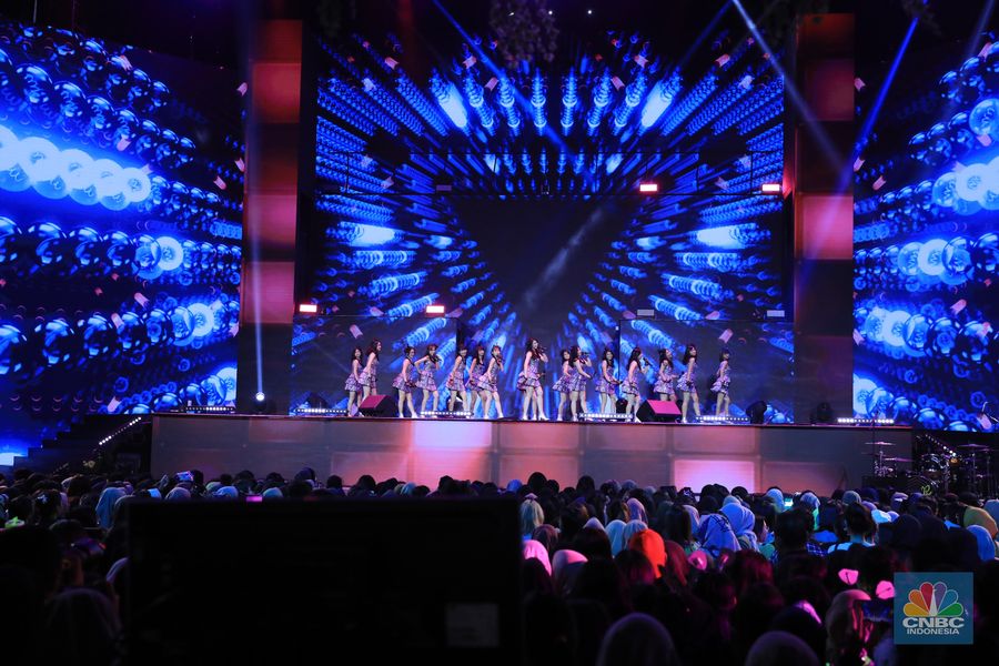 Trans Media Sukses Meriahkan HUT Dengan artis K-pop