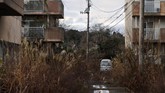 Sembilan tahun lalu, di lokasi yang sama terjadi gempa bumi, tsunami, yang kemudian memicu hancurnya tiga reaktor nuklir. (AP Photo/Jae C. Hong)