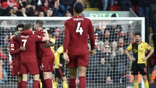 Klasemen Liga Inggris Usai Liverpool Menang atas Watford