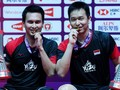 FOTO: Keperkasaan Ahsan/Hendra Juara BWF World Tour Finals
