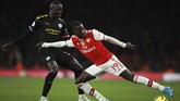 Manchester City menambah penderitaan Arsenal di Liga Inggris dengan menang 3-0 atas The Gunners di Stadion Emirates. Arsenal kini dua kali menelan kekalahan dalam tiga pertandingan terakhir Liga Inggris. (AP Photo/Ian Walton)