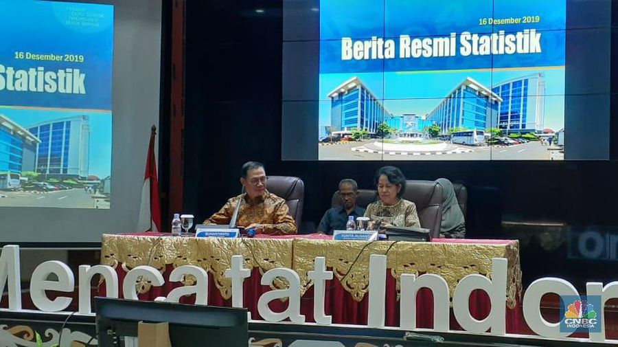 Badan Pusat Statitstik (BPS) merilis data neraca perdagangan Indonesia pada November 2019.