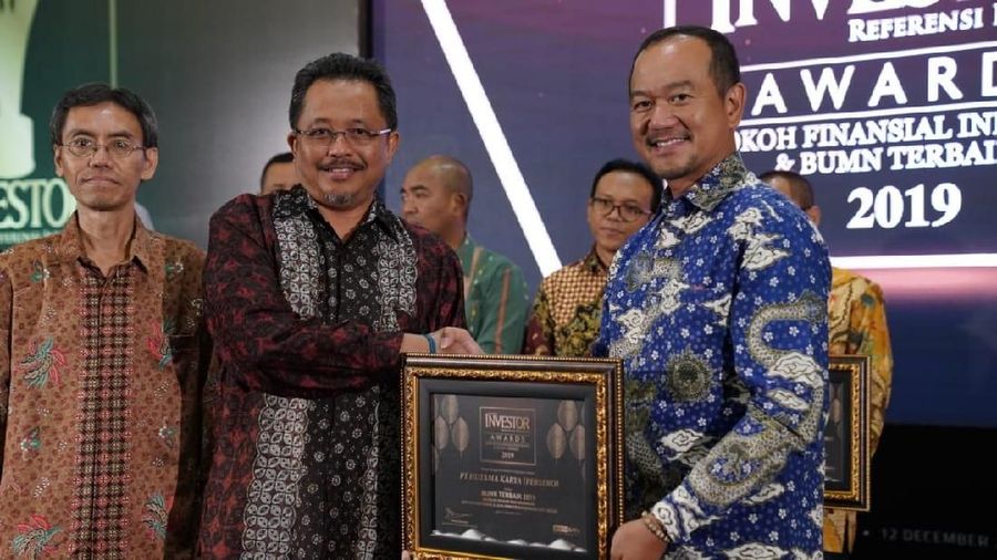 Hutama Karya Kembali Raih Penghargaan BUMN Terbaik 2019