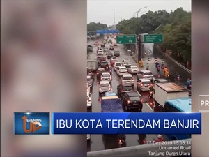 Hujan Deras, Lagi-lagi Banjir Rendam Ibu Kota!