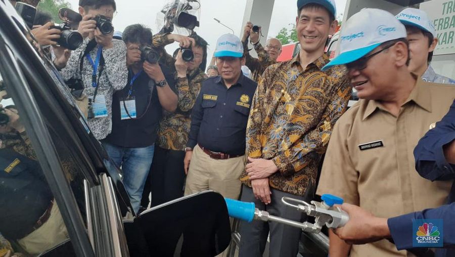 RI masih gencar lakukan transisi, membangun SPBG di beberapa titik.