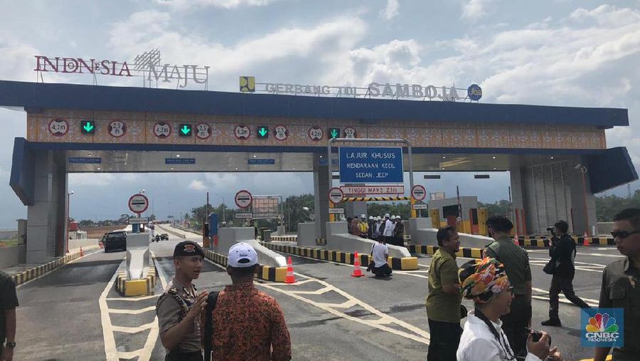 Tol Samarinda-Balikpapan sebagian sudah diresmikan.