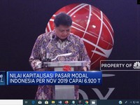 Airlangga: Kapitalisasi Pasar Indonesia Masih Terbatas