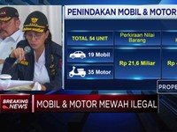 Kemenkeu Ungkap Mobil & Motor Mewah Ilegal di Tanjung Priok