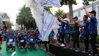 Ribuan Pelari Semarakkan 'BPJAMSOSTEK Relay Marathon'