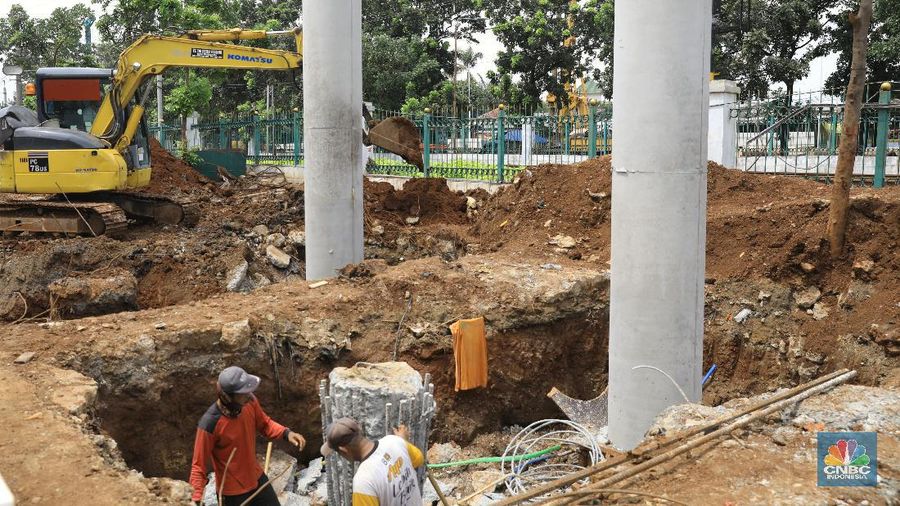 Dinas Bina Marga Provinsi DKI Jakarta menargetkan proyek pembangunan flyover yang menelan anggaran mencapai Rp140,8 miliar dapat rampung pada November 2020.
