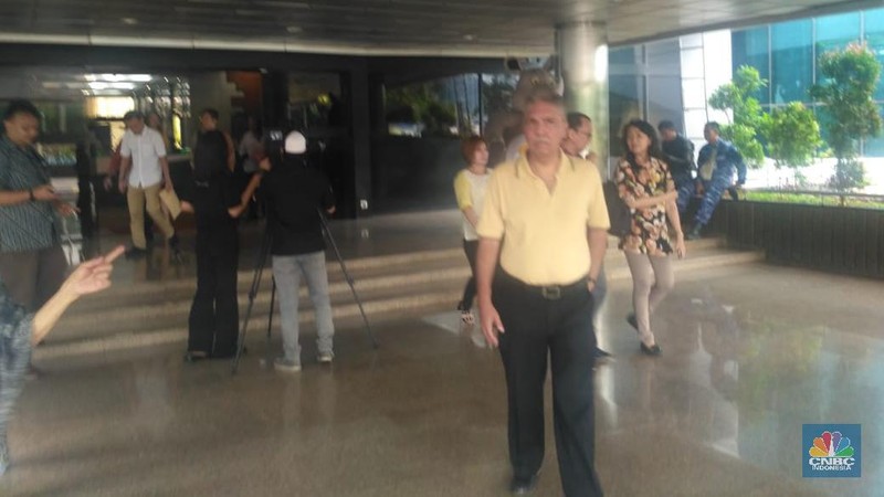 Para korban gagal bayar PT Asuransi Jiwasraya (Persero) mendatangi kantor Kementerian Badan Usaha Milik Negara (BUMN)