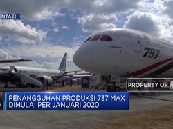 Sedihhh.. Boeing Hentikan Produksi 737 Max per Januari