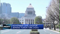 November 2019, Ekspor Jepang Turun 7,9% (YoY)