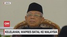VIDEO: Kelelahan, Wapres Batal Ikuti KL Summit 2019