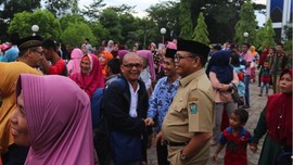 Haru & Bahagia Warga Muara Enim Kembali dari Tanah Suci