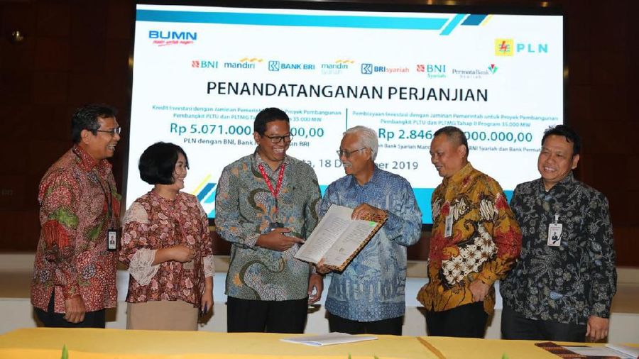 Genjot Proyek 35.000 MW, PLN Peroleh Dana Rp7.91 Trilyun Dari Sindikasi Perbankan Nasional