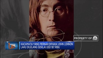 Mantap! Kacamata John Lennon Dilelang Laku Rp 2,6 Miliar