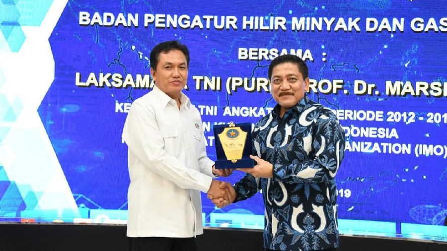 Laksamana TNI (Purn) Prof. Dr. Marsetio Paparkan Pemimpin Berwawasan Nusantara di Acara Achievement Motivation ke-24 Pegawai BPH Migas.