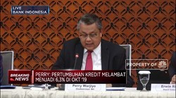 BI : Oktober 2019, Pertumbuhan Kredit Melambat Jadi 6,53%