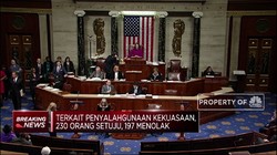 Sah! Presiden Trump Resmi Dimakzulkan DPR AS