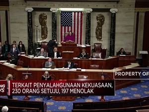 Sah! Presiden Trump Resmi Dimakzulkan DPR AS