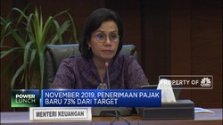 November 2019, Penerimaan Pajak Baru 73% dari Target