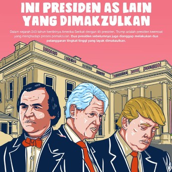 Senasib dengan Trump, Presiden AS Lain Pernah Kena Pemakzulan